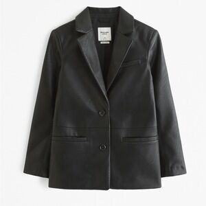 Black Vegan Leather Jacket